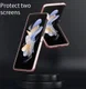 Samsung Galaxy Z Flip 5 Hoesje met MagSafe Back Cover Roze afbeelding 5