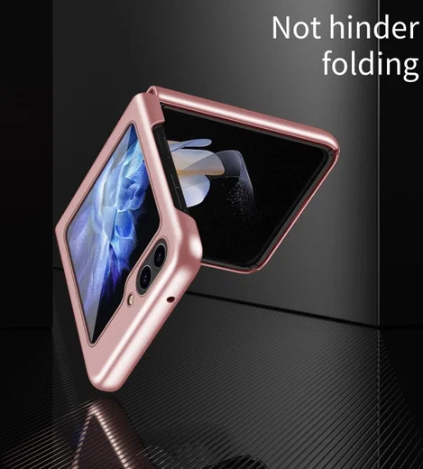 Samsung Galaxy Z Flip 5 Hoesje met MagSafe Back Cover Roze afbeelding 7
