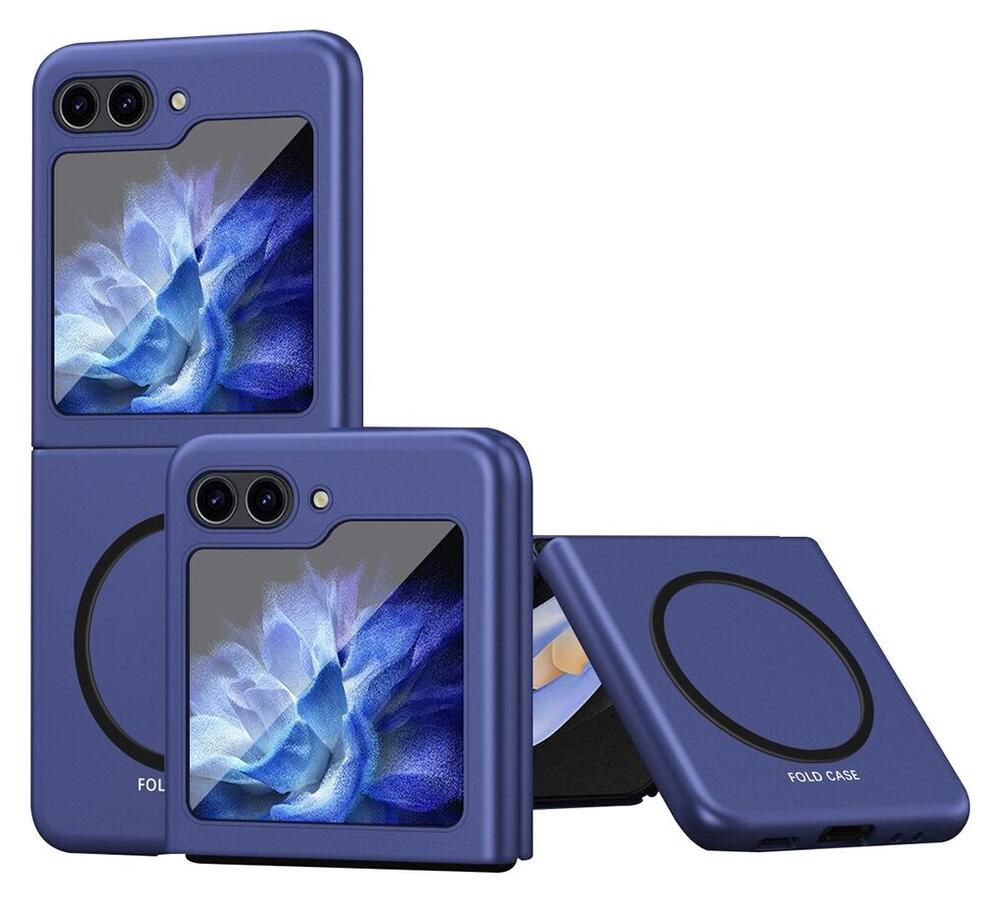 Samsung Galaxy Z Flip 5 Hoesje met MagSafe Back Cover Blauw afbeelding 1