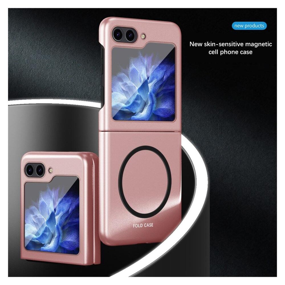Samsung Galaxy Z Flip 5 Hoesje met MagSafe Back Cover Blauw afbeelding 3