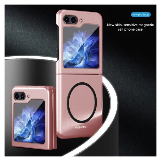 Samsung Galaxy Z Flip 5 Hoesje met MagSafe Back Cover Blauw afbeelding 3