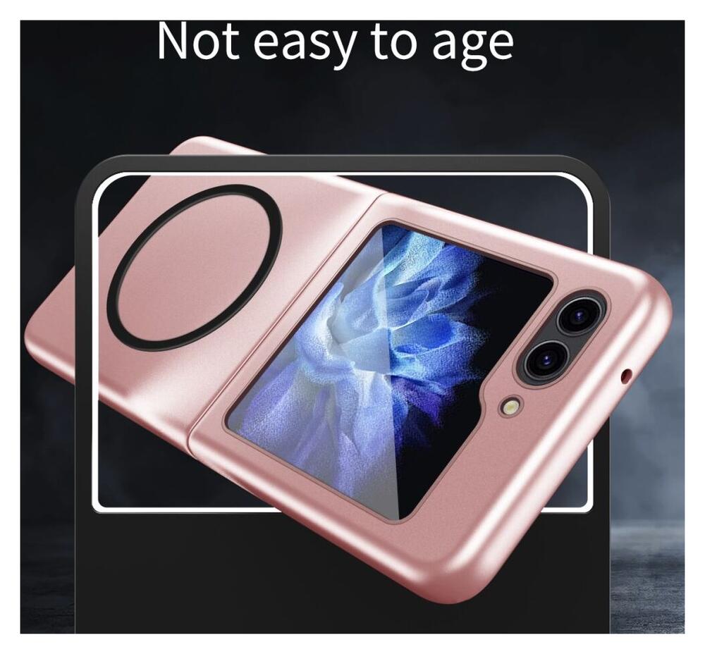 Samsung Galaxy Z Flip 5 Hoesje met MagSafe Back Cover Blauw afbeelding 4