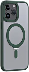 Apple iPhone 15 Pro Max Hoesje met MagSafe Kickstand Groen afbeelding