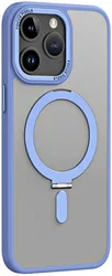 Apple iPhone 15 Pro Max Hoesje met MagSafe Kickstand Blauw afbeelding