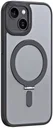 Apple iPhone 15 Hoesje met MagSafe Kickstand Back Cover Zwart