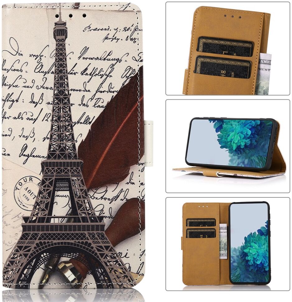 Nokia G42 Hoesje Portemonnee Book Case Eiffeltoren Print afbeelding 5