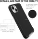 Apple iPhone 15 Hoesje Metalen Kickstand Back Cover Zwart afbeelding 9