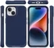 Apple iPhone 15 Hoesje Metalen Kickstand Back Cover Blauw afbeelding 10