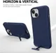 Apple iPhone 15 Hoesje Metalen Kickstand Back Cover Blauw afbeelding 7