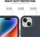 Apple iPhone 15 Hoesje Metalen Kickstand Back Cover Grijs afbeelding 5