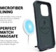 Apple iPhone 15 Pro Hoesje Metalen Kickstand Back Cover Grijs afbeelding 3