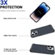 Apple iPhone 15 Pro Hoesje Metalen Kickstand Back Cover Grijs afbeelding 4