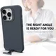 Apple iPhone 15 Pro Hoesje Metalen Kickstand Back Cover Grijs afbeelding 5