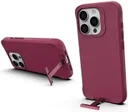 Apple iPhone 15 Pro Hoesje Metalen Kickstand Back Cover Rood