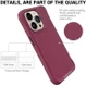Apple iPhone 15 Pro Hoesje Metalen Kickstand Back Cover Rood afbeelding 7