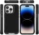 Apple iPhone 15 Pro Max Hoesje Metalen Kickstand Back Cover Zwart afbeelding 10