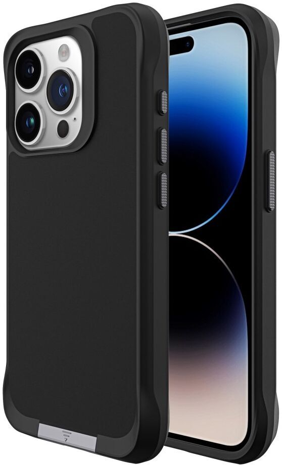 Apple iPhone 15 Pro Max Hoesje Metalen Kickstand Back Cover Zwart afbeelding 11