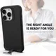 Apple iPhone 15 Pro Max Hoesje Metalen Kickstand Back Cover Zwart afbeelding 5