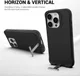 Apple iPhone 15 Pro Max Hoesje Metalen Kickstand Back Cover Zwart afbeelding 7