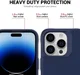 Apple iPhone 15 Pro Max Hoesje Metalen Kickstand Back Cover Blauw afbeelding 6
