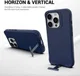 Apple iPhone 15 Pro Max Hoesje Metalen Kickstand Back Cover Blauw afbeelding 7