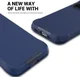 Apple iPhone 15 Pro Max Hoesje Metalen Kickstand Back Cover Blauw afbeelding 8