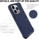 Apple iPhone 15 Pro Max Hoesje Metalen Kickstand Back Cover Blauw afbeelding 9