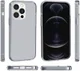 Apple iPhone 15 Pro Hoesje TPU Back Cover Grijs Transparant afbeelding 8