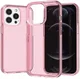 Apple iPhone 15 Pro Hoesje TPU Back Cover Roze Transparant afbeelding 4