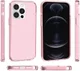 Apple iPhone 15 Pro Hoesje TPU Back Cover Roze Transparant afbeelding 6