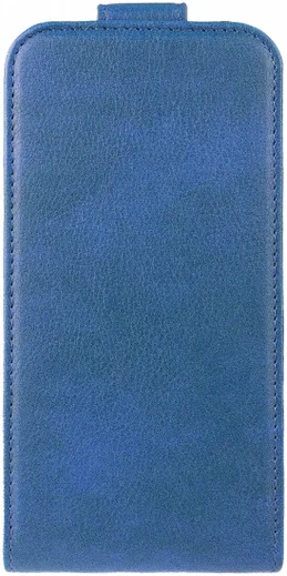 Rosso Element Apple iPhone 15 Hoesje Verticale Flip Case Blauw afbeelding 5