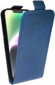Rosso Element Apple iPhone 15 Hoesje Verticale Flip Case Blauw