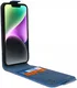 Rosso Element Apple iPhone 15 Hoesje Verticale Flip Case Blauw afbeelding 2