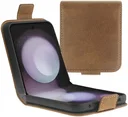 Rosso Element Samsung Galaxy Z Flip 5 Hoesje Book Case Wallet Bruin