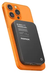 Momax 10.000 mAh Draadloze Powerbank met MagSafe Compact Zwart afbeelding