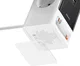 Baseus GaN 65W Fast Charge Laadstation met AC/USB-C/USB-A Wit afbeelding 10