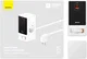 Baseus GaN 65W Fast Charge Laadstation met AC/USB-C/USB-A Wit afbeelding 12