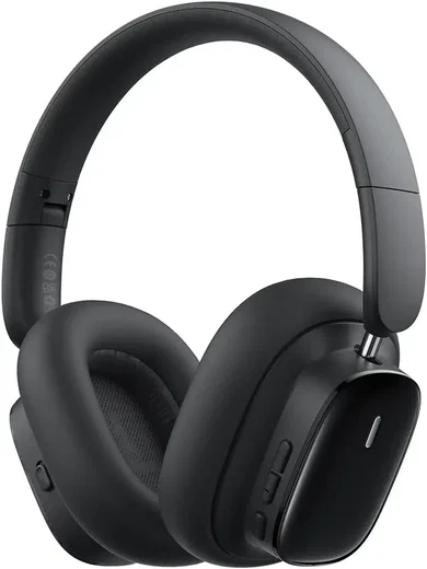 Baseus Bowie H1i Noise Cancelling Draadloze Koptelefoon ANC Zwart afbeelding 1