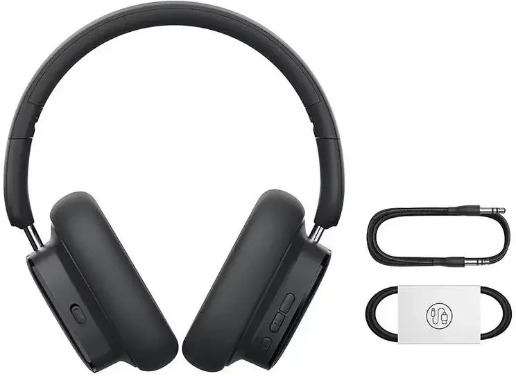 Baseus Bowie H1i Noise Cancelling Draadloze Koptelefoon ANC Zwart afbeelding 10