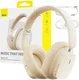 Baseus Bowie H1i Noise Cancelling Draadloze Koptelefoon ANC Beige afbeelding 14