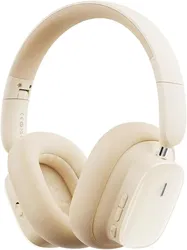 Baseus Bowie H1i Noise Cancelling Draadloze Koptelefoon ANC Beige afbeelding