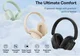 Baseus Bowie H1i Noise Cancelling Draadloze Koptelefoon ANC Beige afbeelding 7