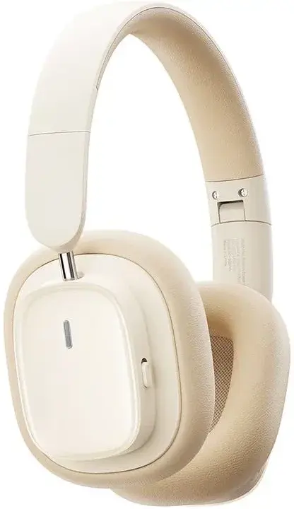 Baseus Bowie H1i Noise Cancelling Draadloze Koptelefoon ANC Beige afbeelding 12