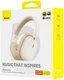 Baseus Bowie H1i Noise Cancelling Draadloze Koptelefoon ANC Beige afbeelding 15