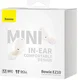 Baseus Bowie EZ10 Bluetooth Headset Draadloze Oordopjes Wit afbeelding 7