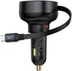 Baseus Enjoyment Pro Autolader 60W met Uitrekbare USB-C Kabel Zwart afbeelding 1