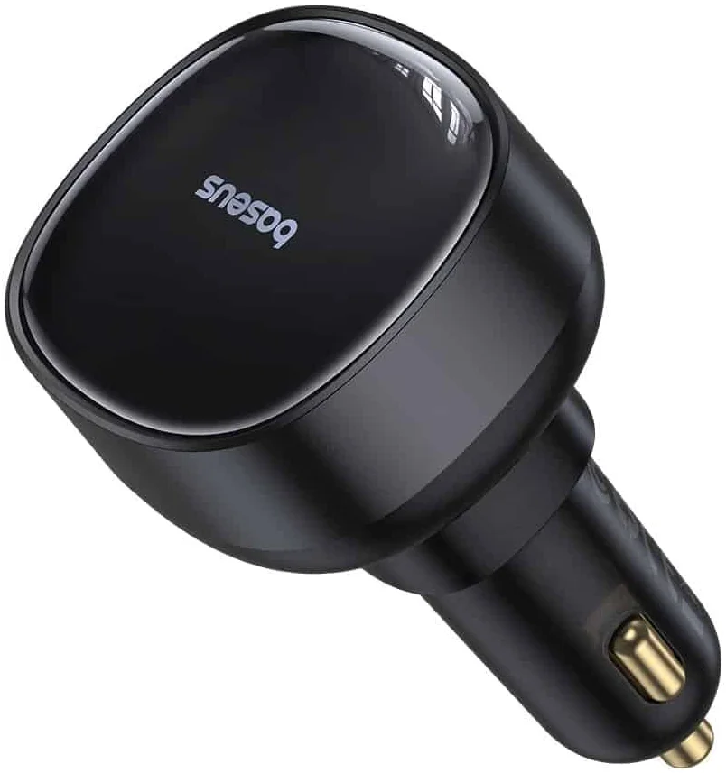Baseus Enjoyment Pro Autolader 60W met Uitrekbare USB-C Kabel Zwart afbeelding 10