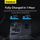 Baseus Enjoyment Pro Autolader 60W met Uitrekbare USB-C Kabel Zwart afbeelding 6