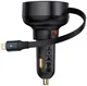 Baseus Enjoyment Autolader 55W met Uitrekbare Lightning Kabel Zwart afbeelding 1