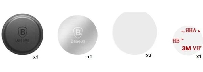 Baseus Small Ears Magnetische Dashboard Telefoonhouder Auto zwart afbeelding 10